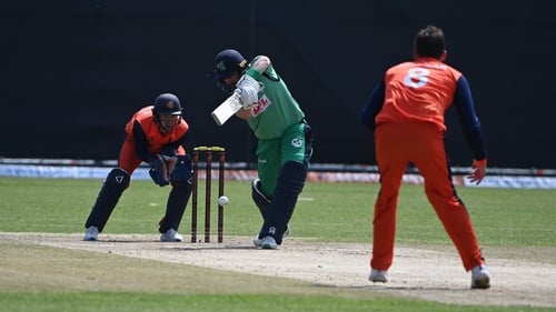 Andrew Balbirnie in batting action