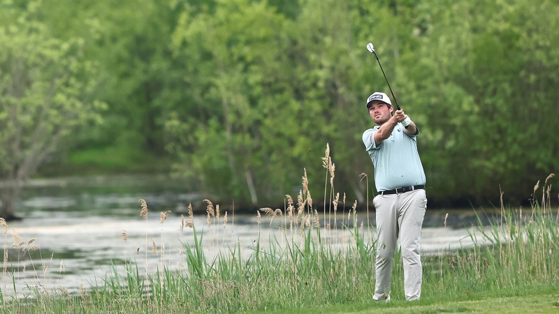 Cormac Sharvin sits on one-under par after the opening round.