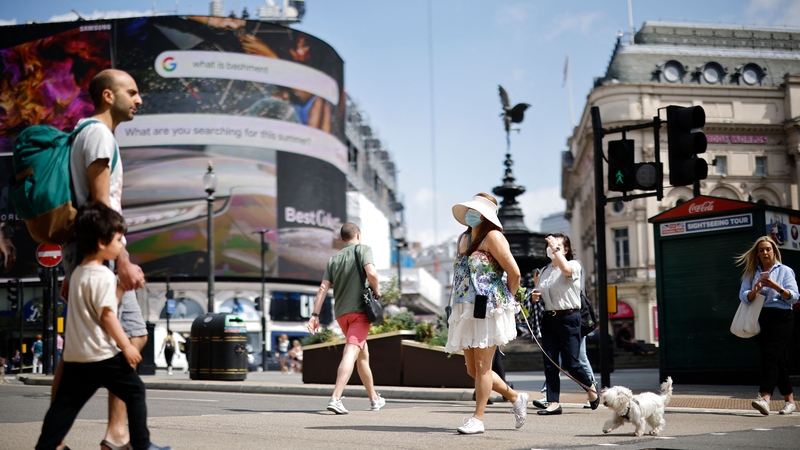 UK economic output in April was a record 27.6% larger than a year ago, new figures show today