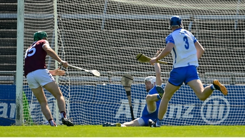 Concannon scoring Galway's third goal - his first