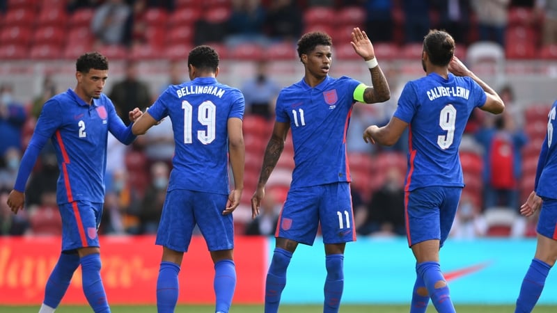 Marcus Rashford's penalty earned England a 1-0 win over Romania.