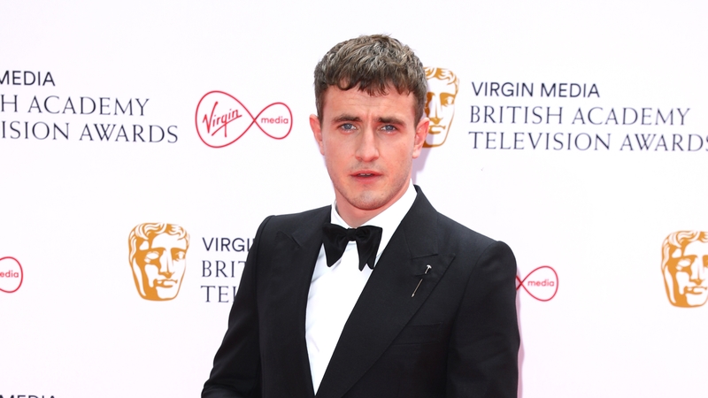 Paul Mescal attending the 2021 BAFTA TV Awards.