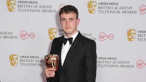 Paul Mescal with his Leading Actor Bafta Award