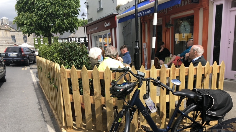 Westport town centre has seen significant investment in outdoor facilities