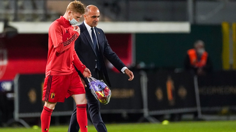 De Bruyne has joined up with Belgium squad