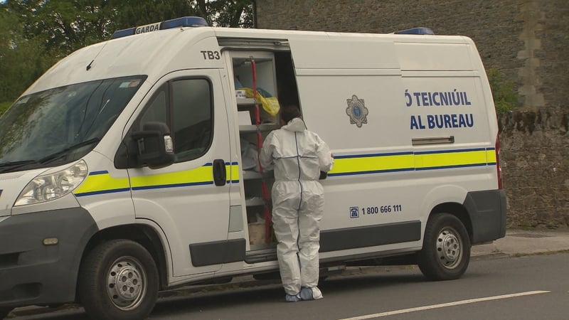 The scene in Clashmore was sealed off for a technical examination