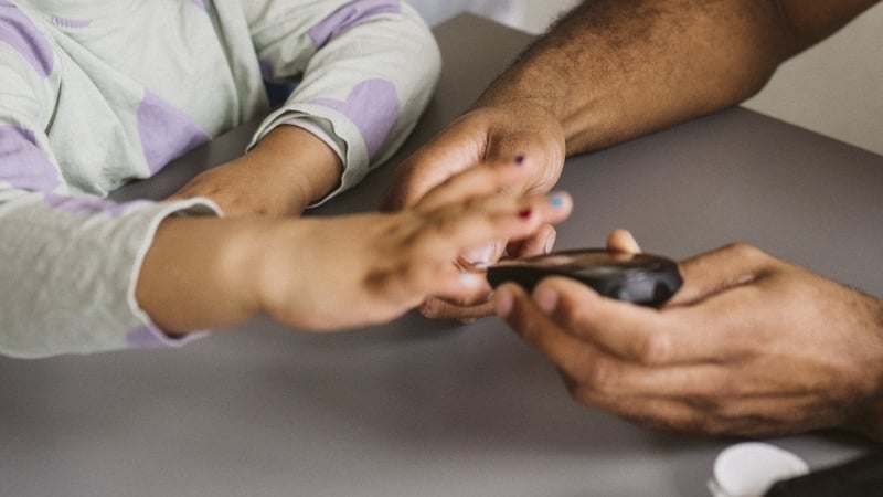 GPs can do a simple finger prick test to check for diabetes