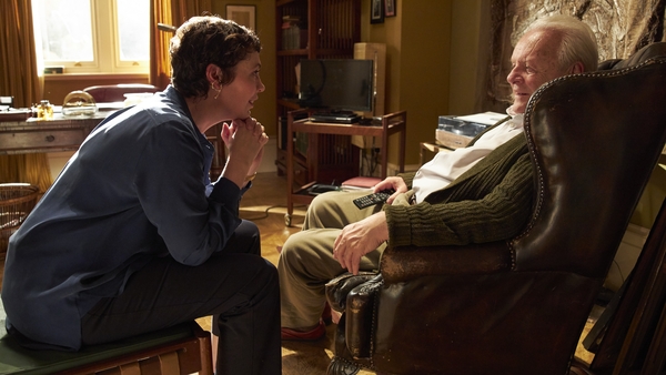 Olivia Colman and Anthony Hopkins in The Father