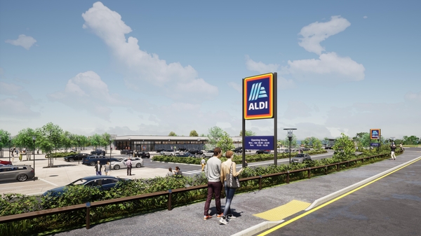Aldi said the 1,315 sq. metre store will be powered by 100% green electricity