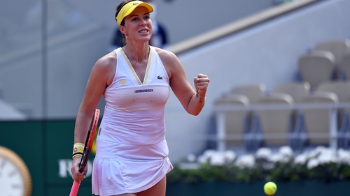 Anastasia Pavlyuchenkova is through to her first Grand Slam semi-final
