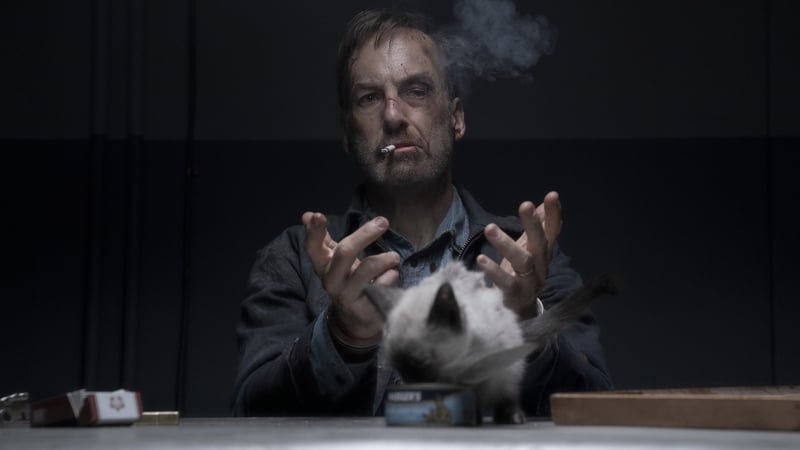 Unlikely badass Odenkirk is clearly having a riot in the role