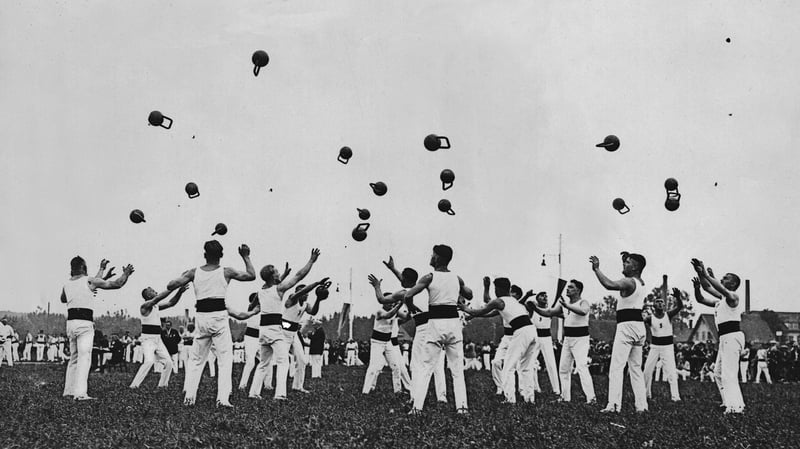 The German weight lifting championships in Villingen in 1929. Photo: Ullstein bild via Getty Images