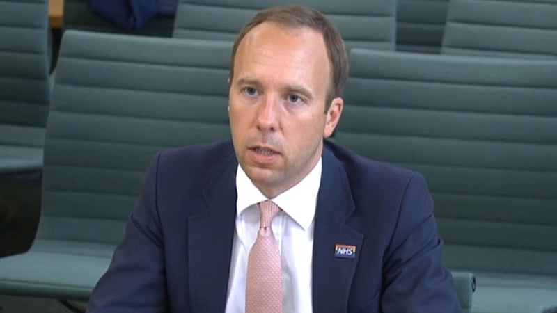 Matt Hancock also apologised for the impact of the release of the message on those he had worked with during the pandemic