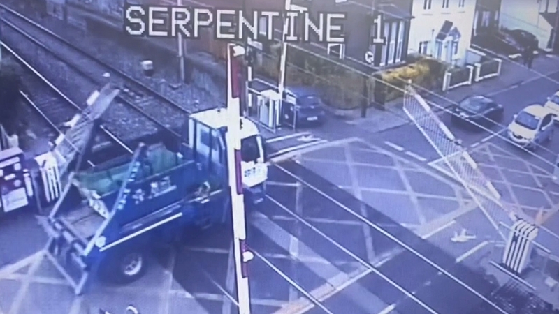 Iarnród Éireann has said that the majority of the 60 cases last year involved level crossings being struck by vehicles which drove right through, even though barriers were lowering and warning lights were flashing.