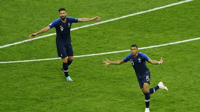 Giroud found the back of the net twice against Bulgaria, but was not impressed by the service provided by PSG star Mbappe during the game