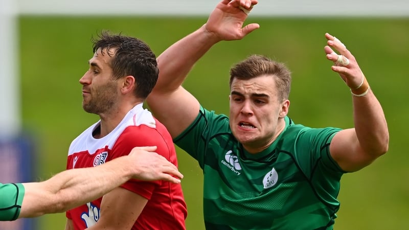 Kendellen in action for Ireland 7s in May