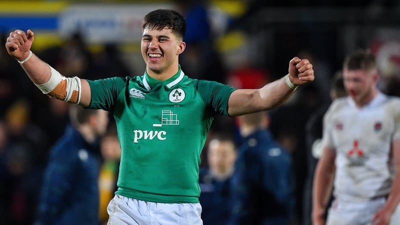 Dan Kelly celebrating Ireland's win over England last year