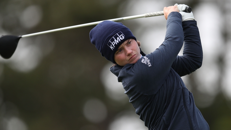 Leona Maguire shot nine birdies and two bogeys during her opening round