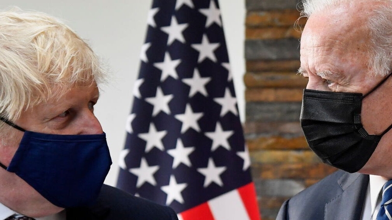 Joe Biden and Boris Johnson met in Cornwall on Thursday ahead of the G7 Summit