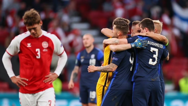 Denmark played on and lost the match 1-0