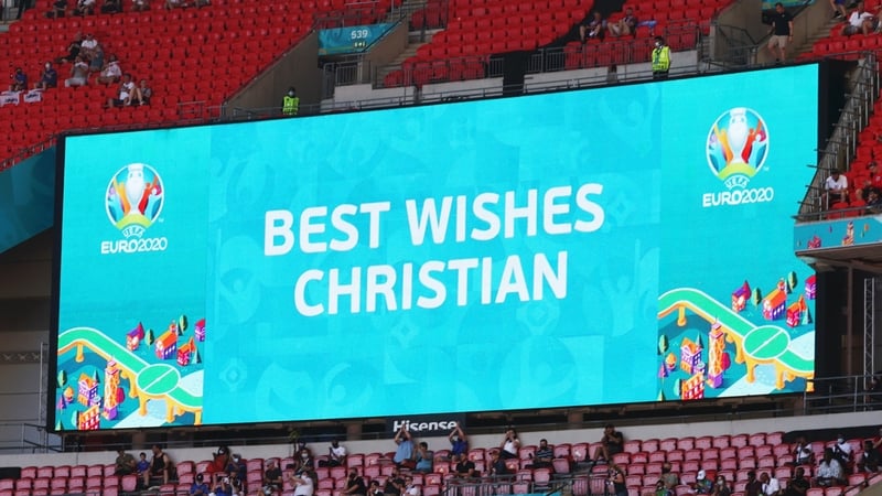 The Denmark players has received support from around the football world