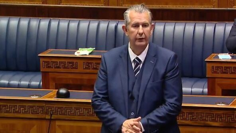 Edwin Poots said Arlene Foster has had a 'hugely successful' career
