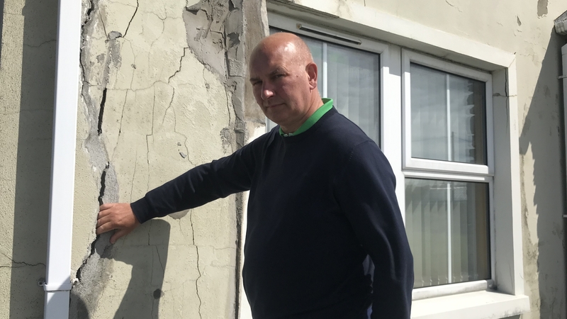 Ali Farren, whose house is crumbling due to mica