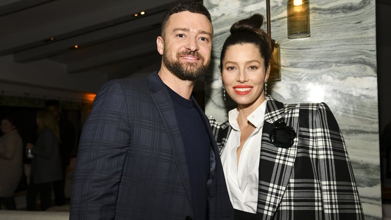 Justin Timberlake and Jessica Biel