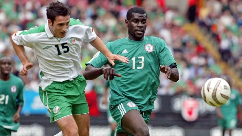 Clive Clarke won two caps for Ireland in 2004