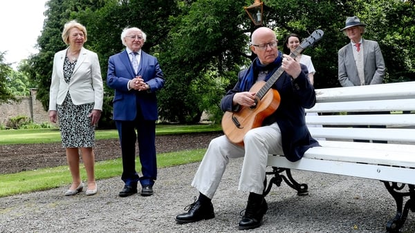 Watch: President Higgins and Sabina celebrate Bloomsday 2021