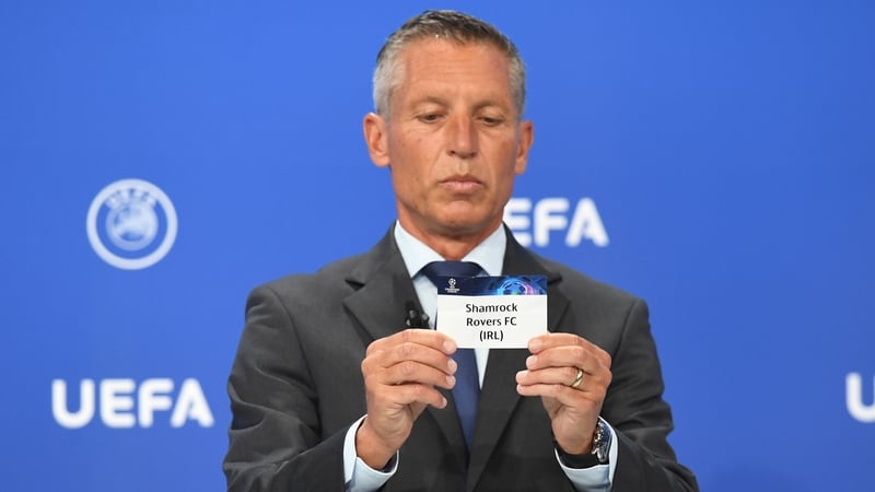 UEFA Head of Club Competitions Michael Heselschwerdt pulls out Shamrock Rovers