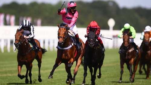 Cieren Fallon celebrates his win on Oxted
