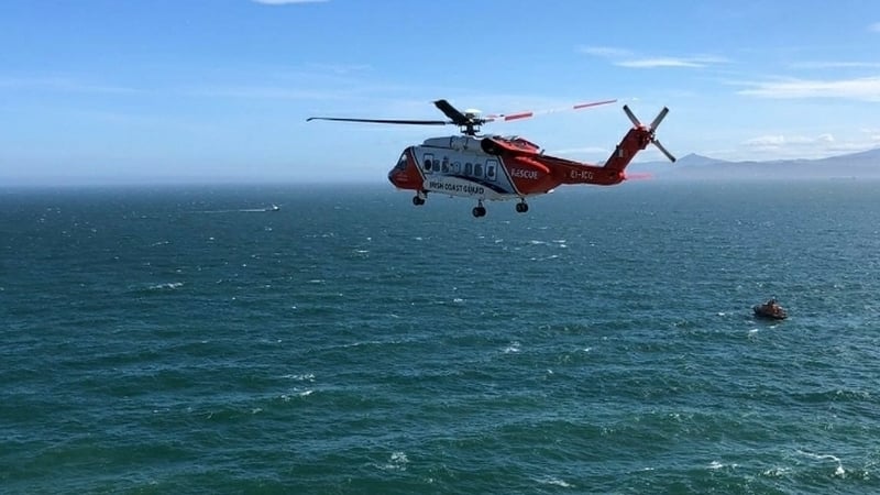 The search got underway following reports of a man entering the sea at Lagacurry Beach, Isle of Doagh in Clonmany Co Donegal
