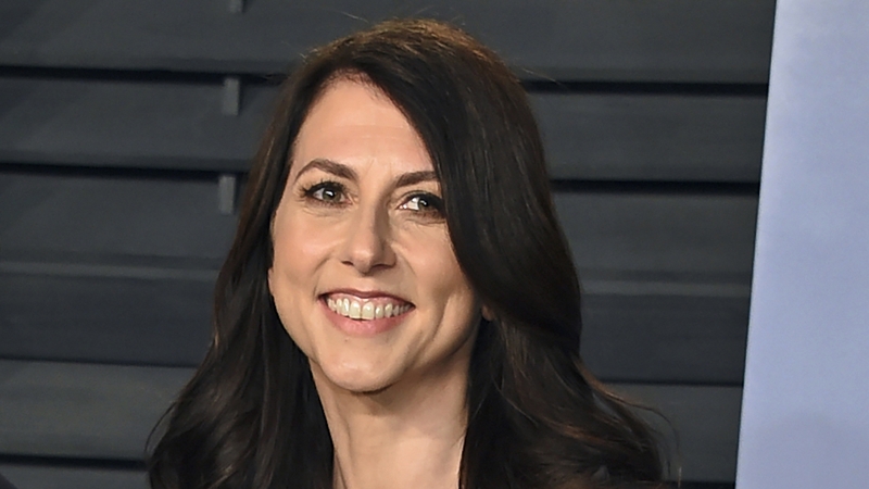 The ex-wife of Amazon founder Jeff Bezos has pledged to give away the bulk of her fortune from their divorce settlement