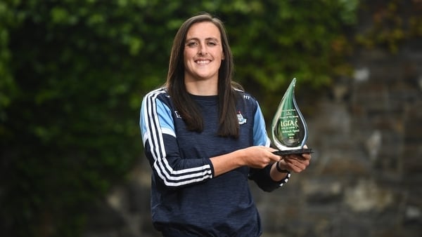 Hannah Tyrrell with her award