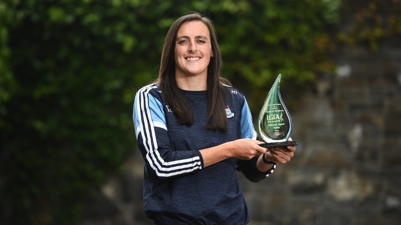 Hannah Tyrrell with her award