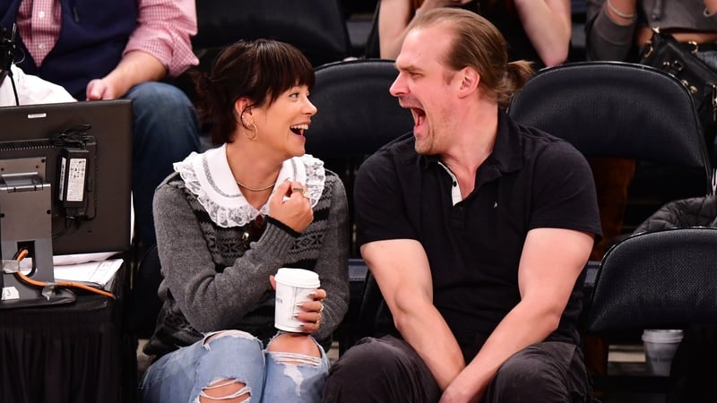 Lily Allen and David Harbour