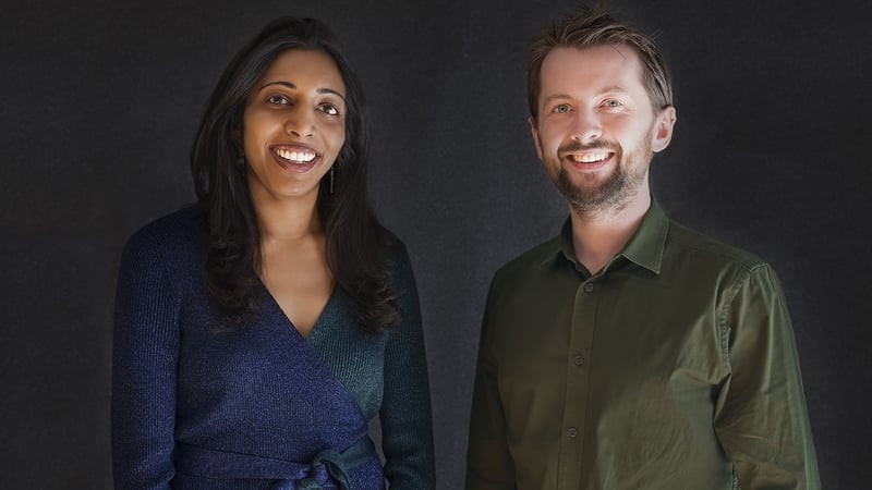 Vidhya Ramalingam and Ross Frenett, the co-founders and joint CEOs of Moonshot