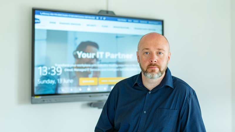 IT security expert Gavin Dixon of Business IT Solutions (BITS)