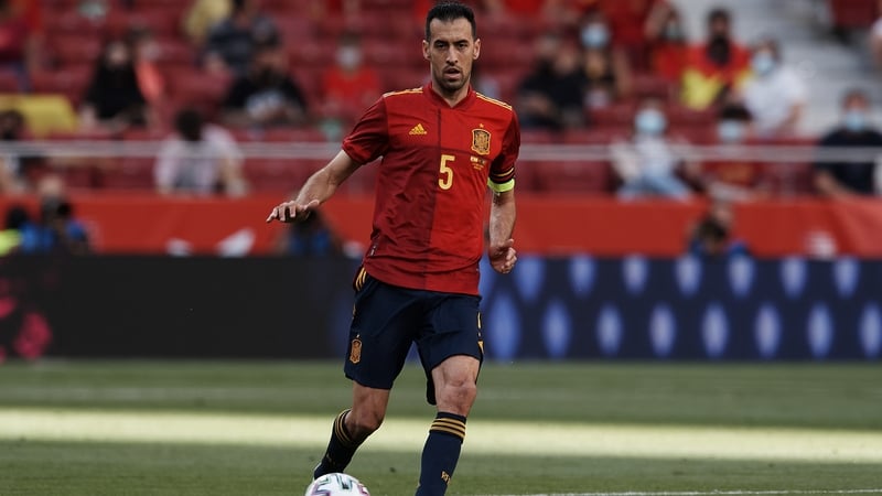Busquets missed the goalless draw with Sweden