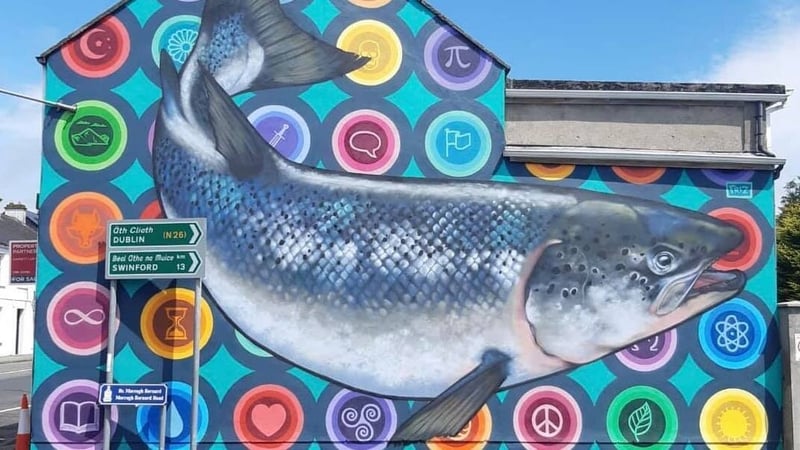 The murals are inspired by local folklore and have a cultural significance in the area