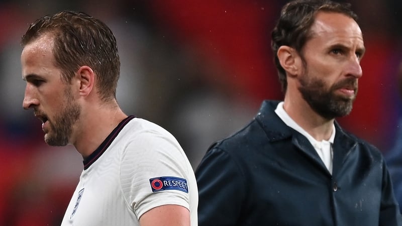Gareth Southgate replaced England captain Harry Kane with 16 minutes remaining