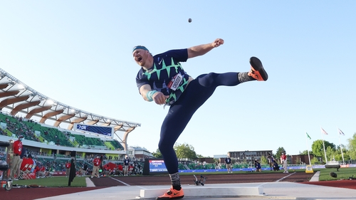 Ryan Crouser knew the world record was his own the moment the shot left his hand