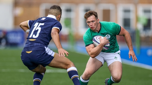 Josh O'Connor in action against Ollie Melville