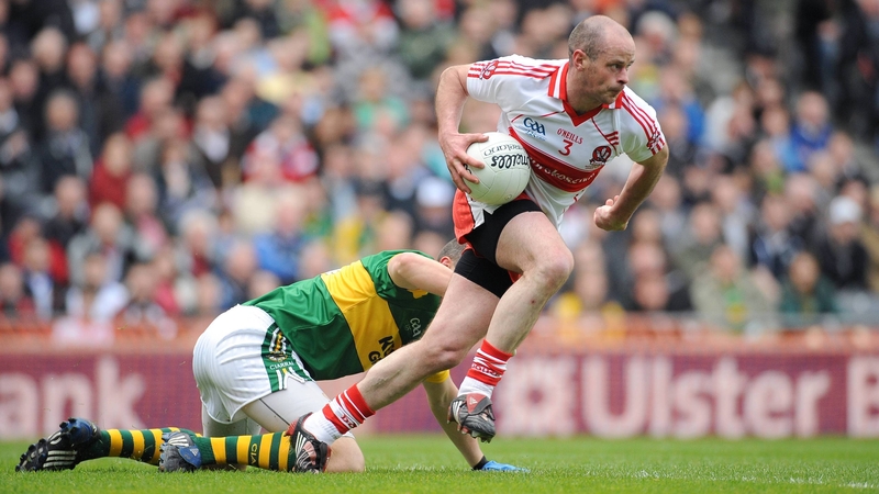 Kevin McCloy in action for Derry in 2009