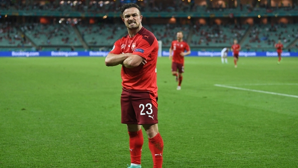 Xherdan Shaqiri has helped give Switzerland a big chance of reaching the last 16