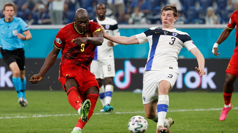 Romelu Lukaku scored Belgium's second