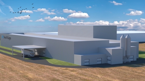Smurfit Kappa's Rethel plant in the north east of France