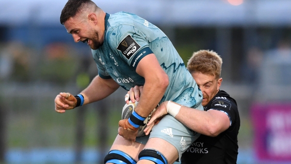 Josh Murphy (L) pictured in action against Glasgow Warriors