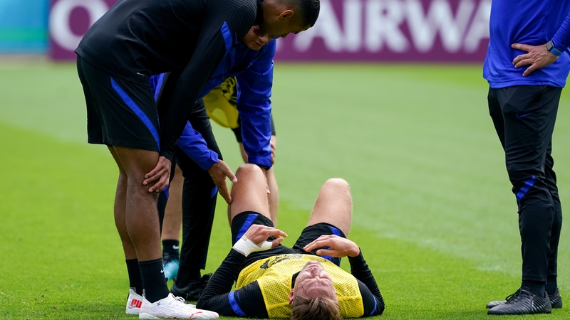 Luuk de Jong picked up the injury in training